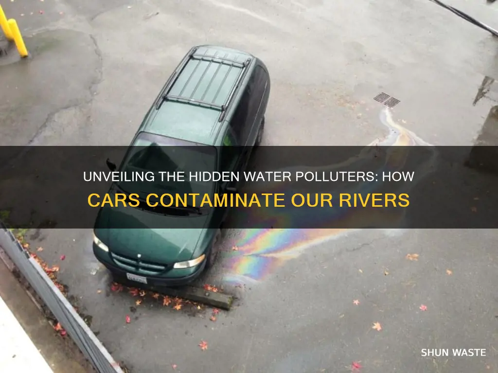 how do cars pollute water