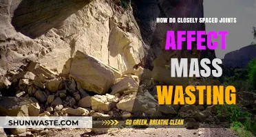 Closely Spaced Joints: Impact on Mass Wasting Processes Explained