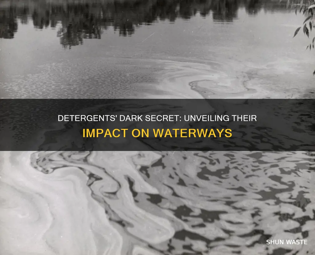 how do detergents cause water pollution