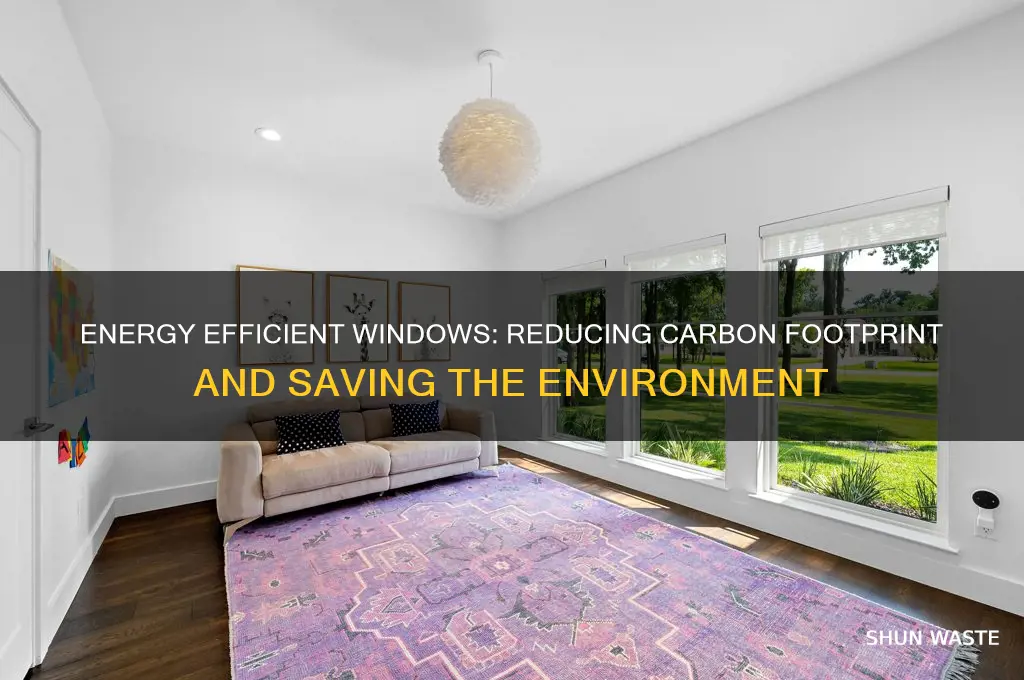 how do energy efficient windows help the environment