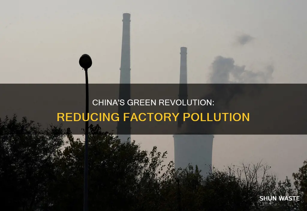 how do factories in china reduce pollution