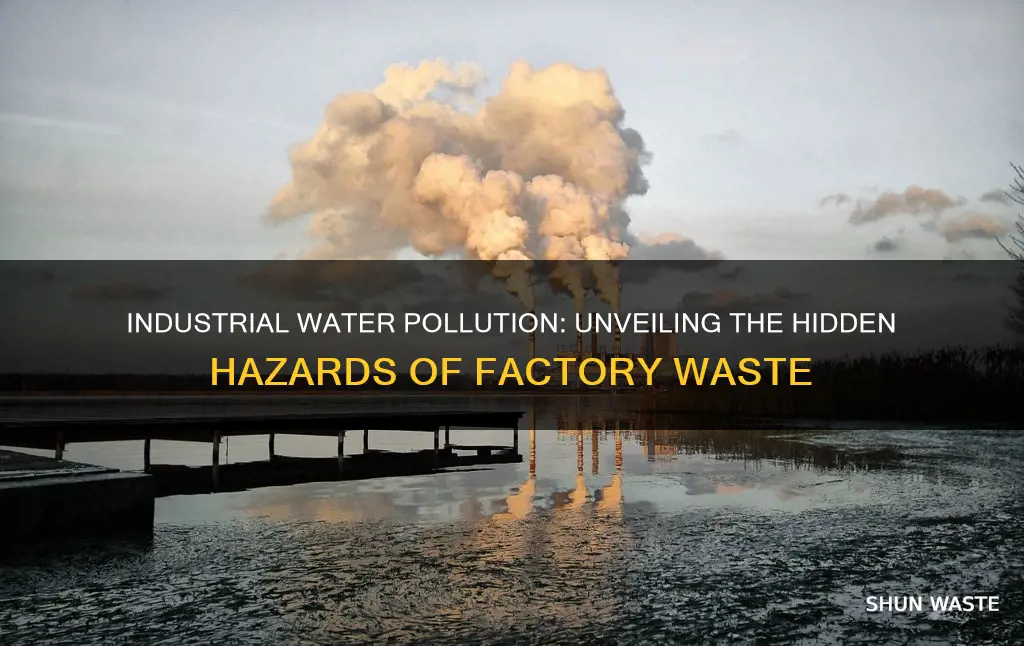 how do factories pollute the water