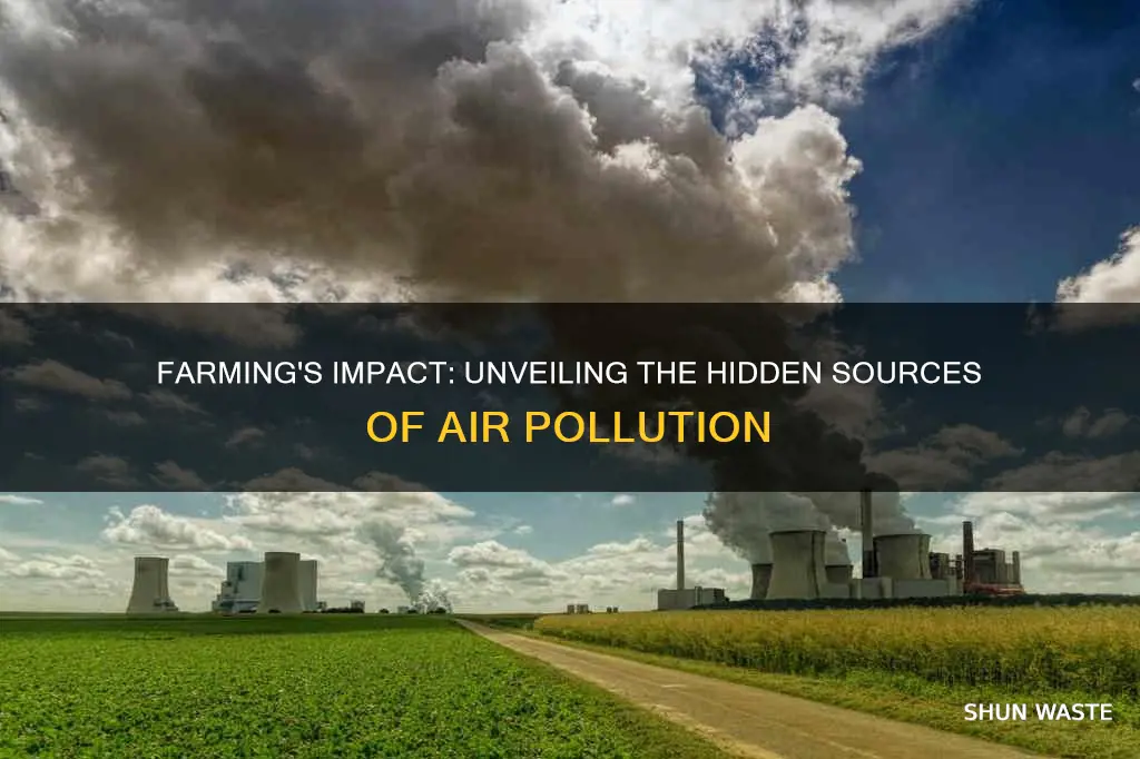 how do farms cause air pollution