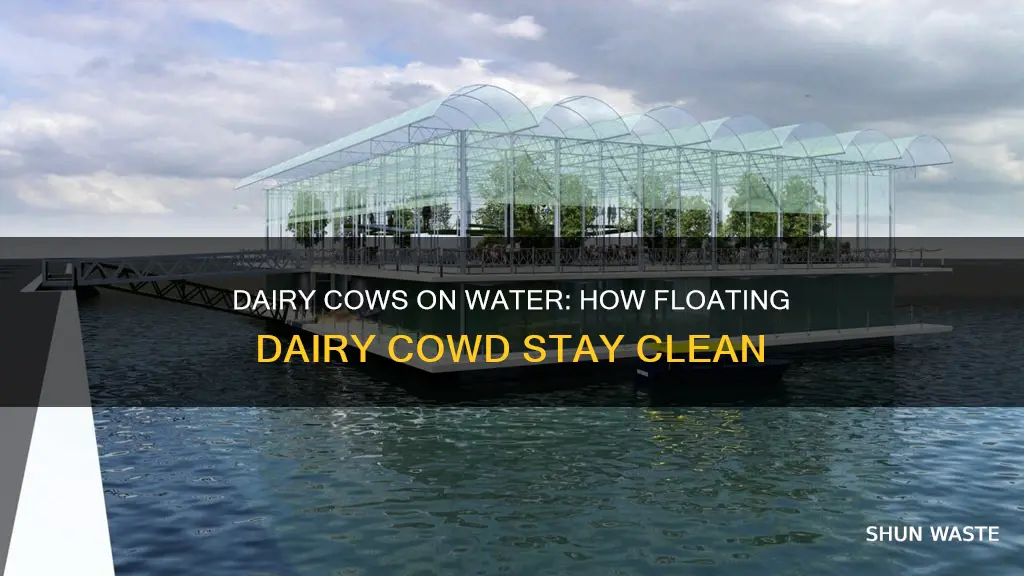 how do floating dairy cowd not pollute the water