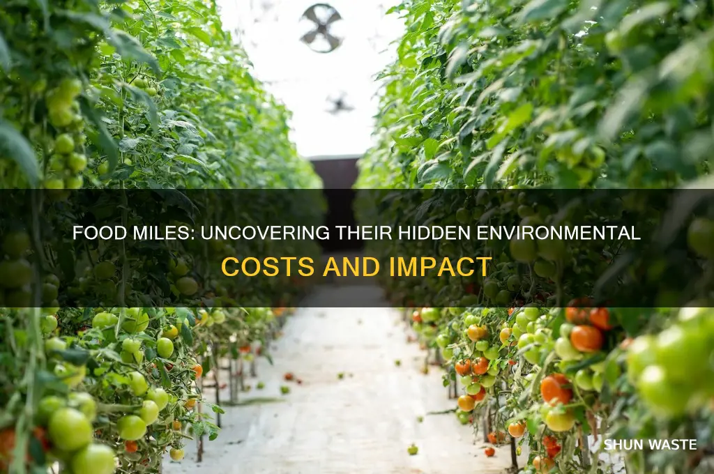 how do food miles impact on the environment