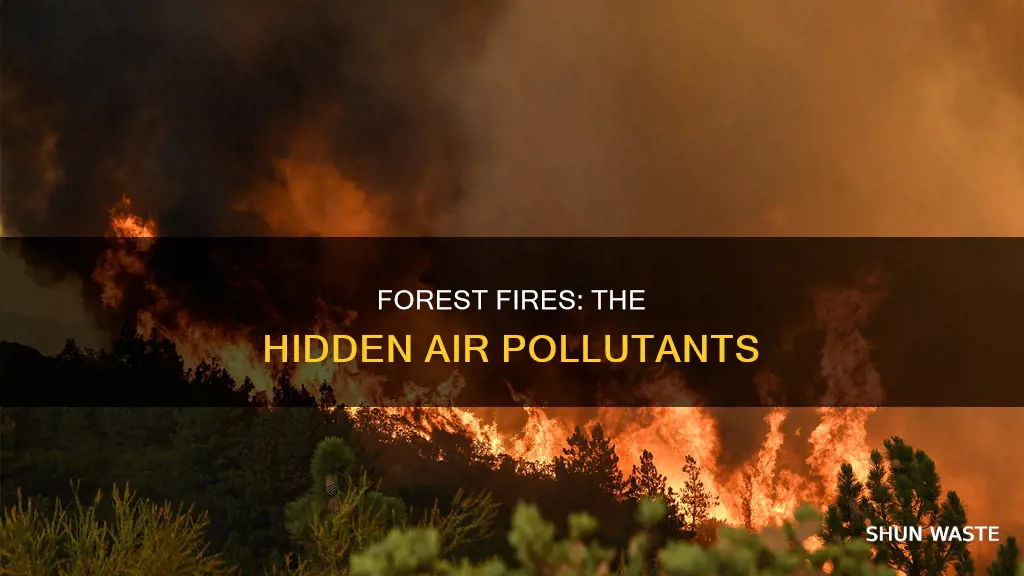 how do forest fires cause air pollution