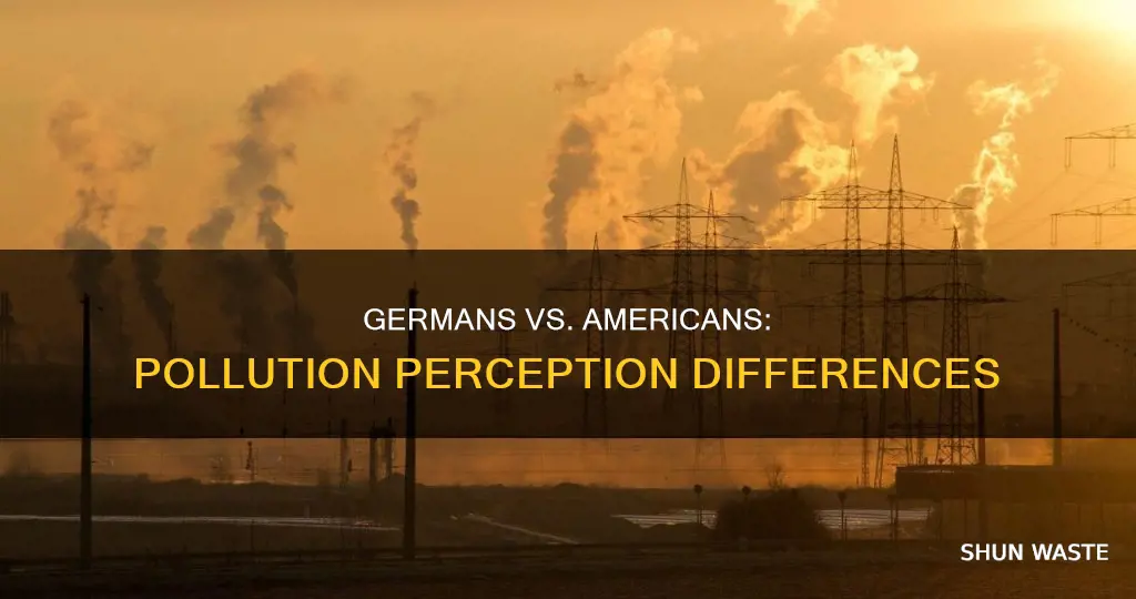 how do germans and americans feel about pollution