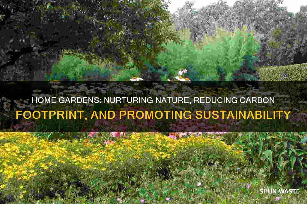 how do home gardens help the environment