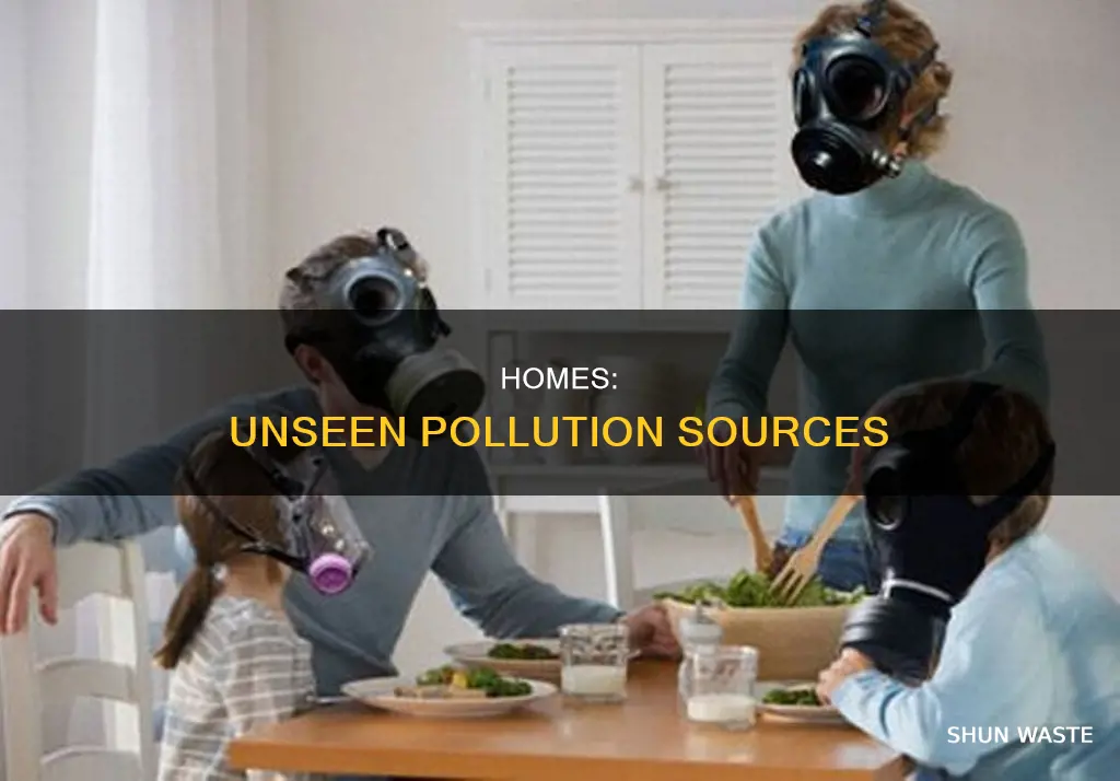 how do houses contribute to pollution