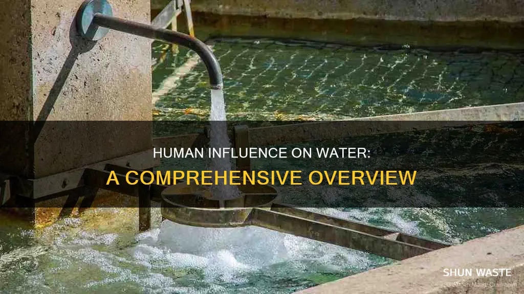 how do humans impact water