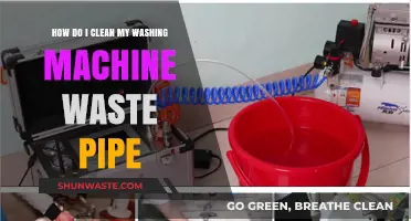 Effective Steps to Clean Your Washing Machine Waste Pipe Easily