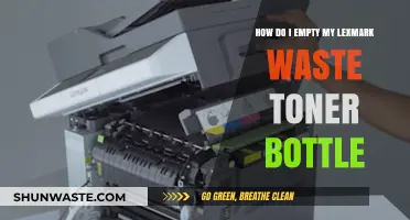 Efficiently Emptying Your Lexmark Waste Toner Bottle: A Step-by-Step Guide