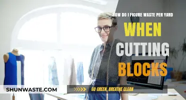 Calculate Fabric Waste per Yard When Cutting Blocks: A Simple Guide