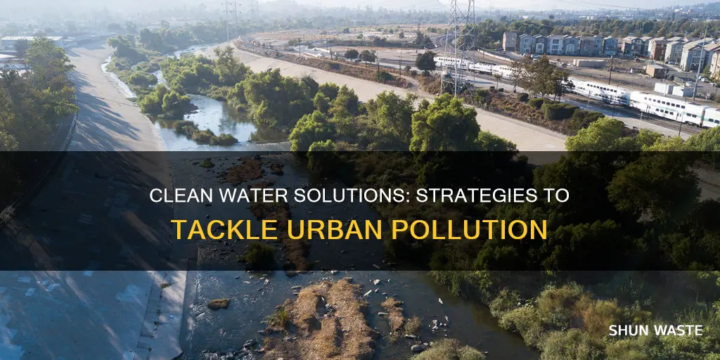 how do i get rid of water pollution in cities