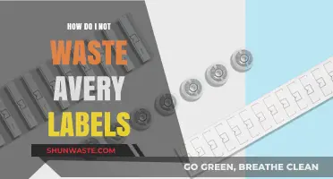 Maximize Avery Label Efficiency: Tips to Avoid Waste and Save Resources