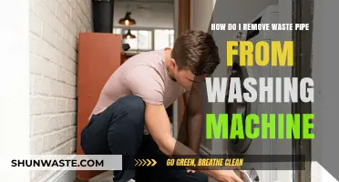 Easy Steps to Remove a Washing Machine Waste Pipe