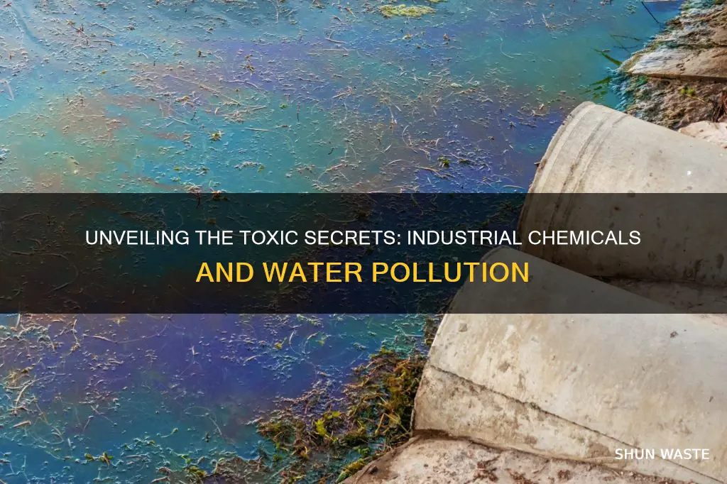 how do industrial chemicals pollute water