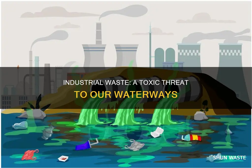 how do industrial waste cause water pollution