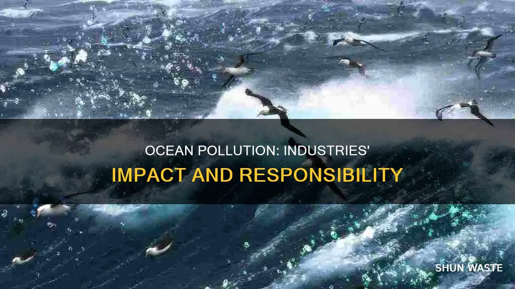 how do industrites pollute the ocean