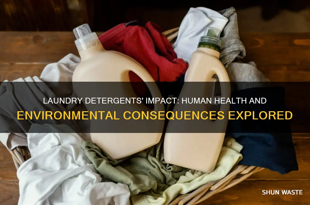 how do laundry detergents affect humans and the environment