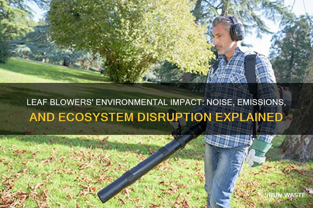 how do leaf blowers affect the environment