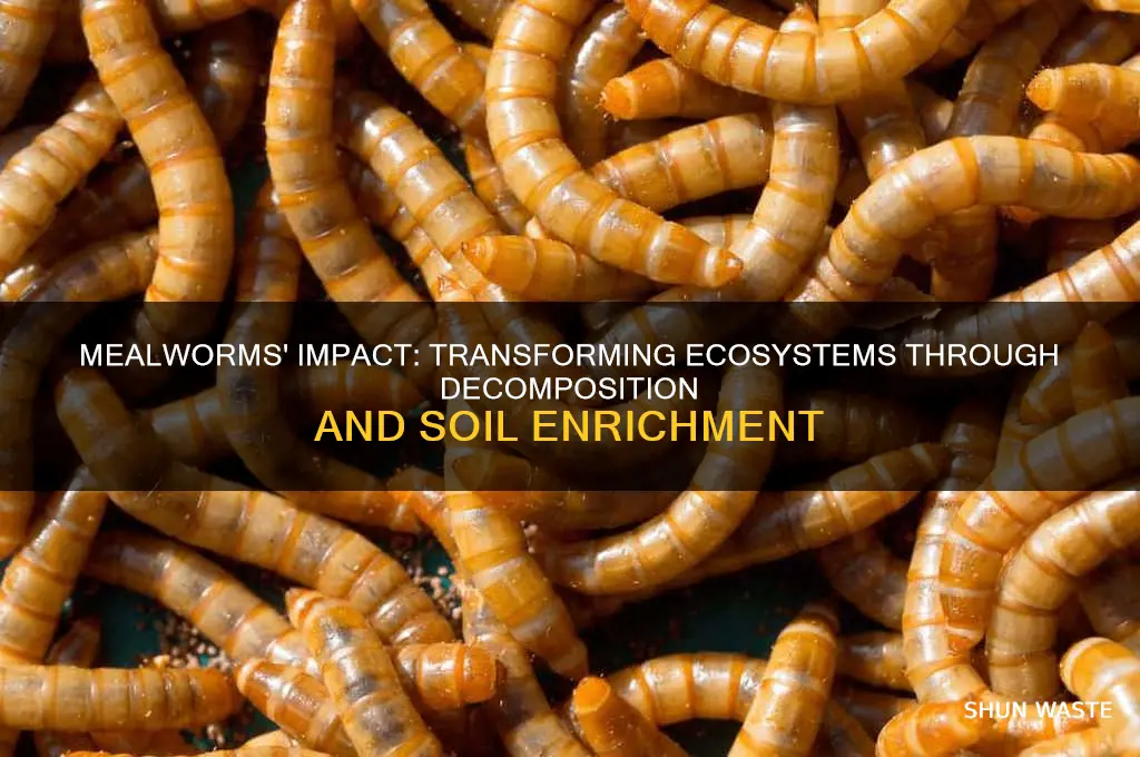 how do mealworms change their environment