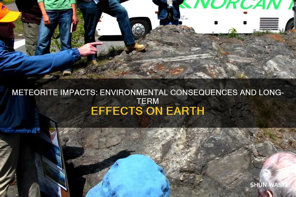 how do meteorites affect the environment
