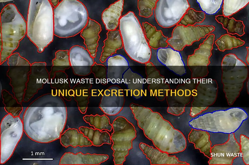 how do mollusks get rid of waste