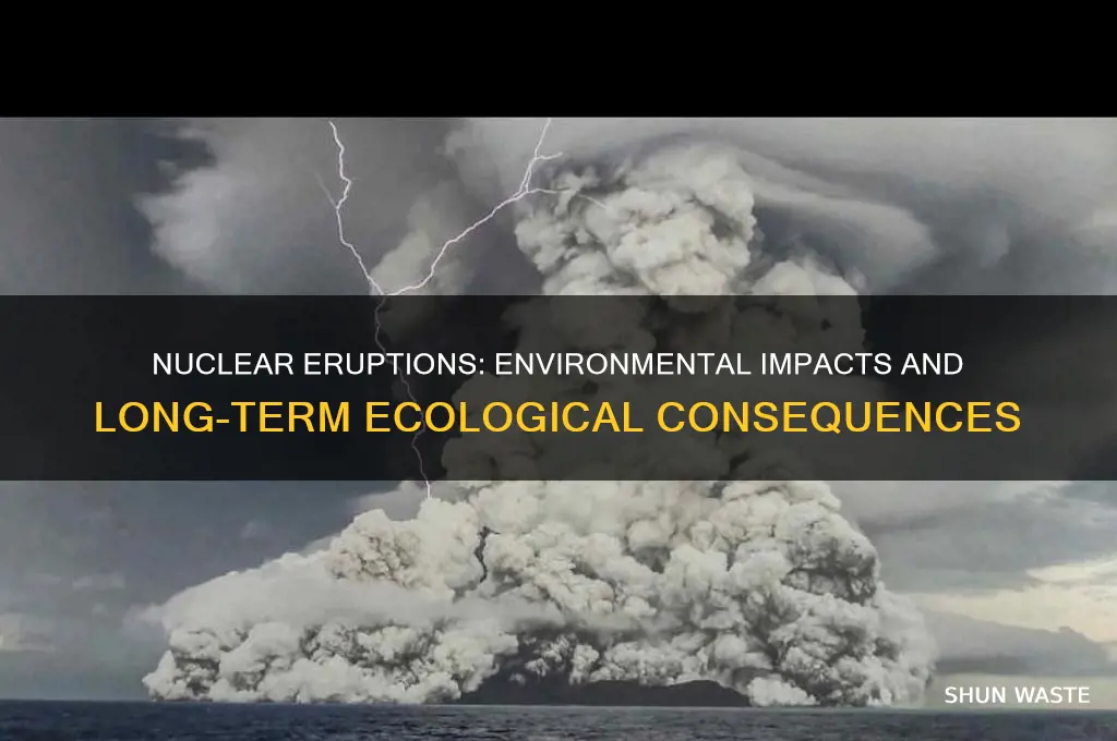 how do nuclear eruptions affect the environment