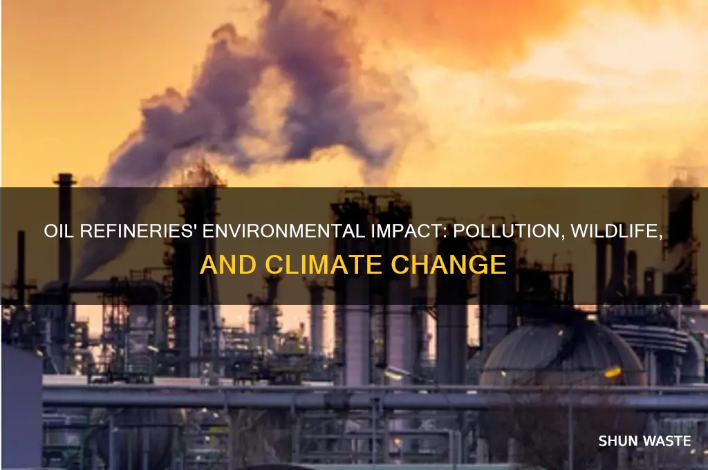 how do oil refineries affect the environment