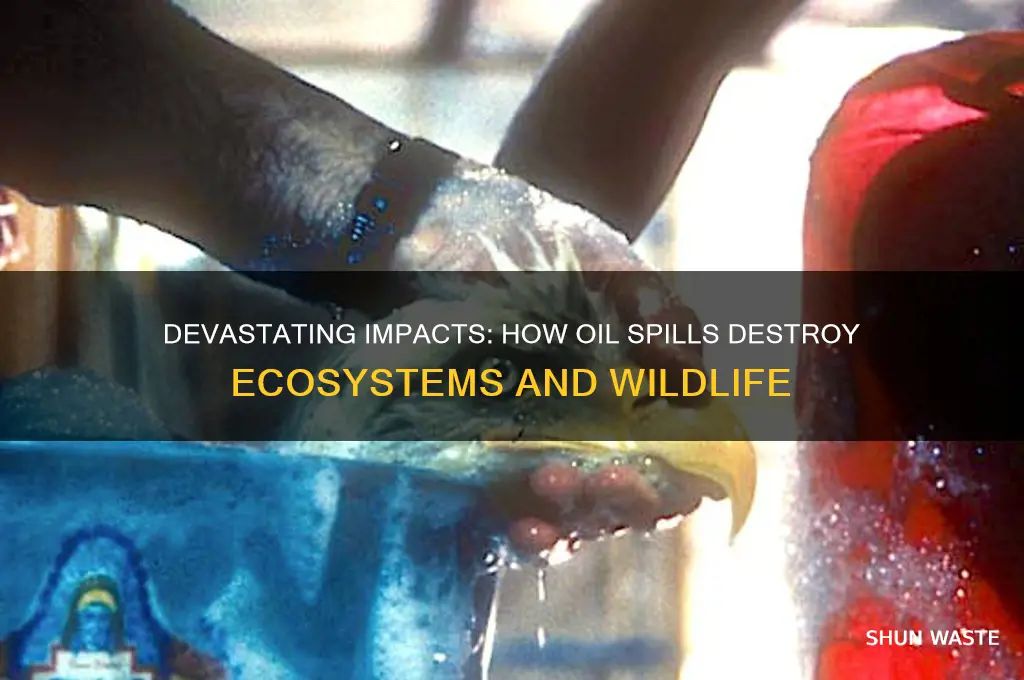how do oil spill affect the environment