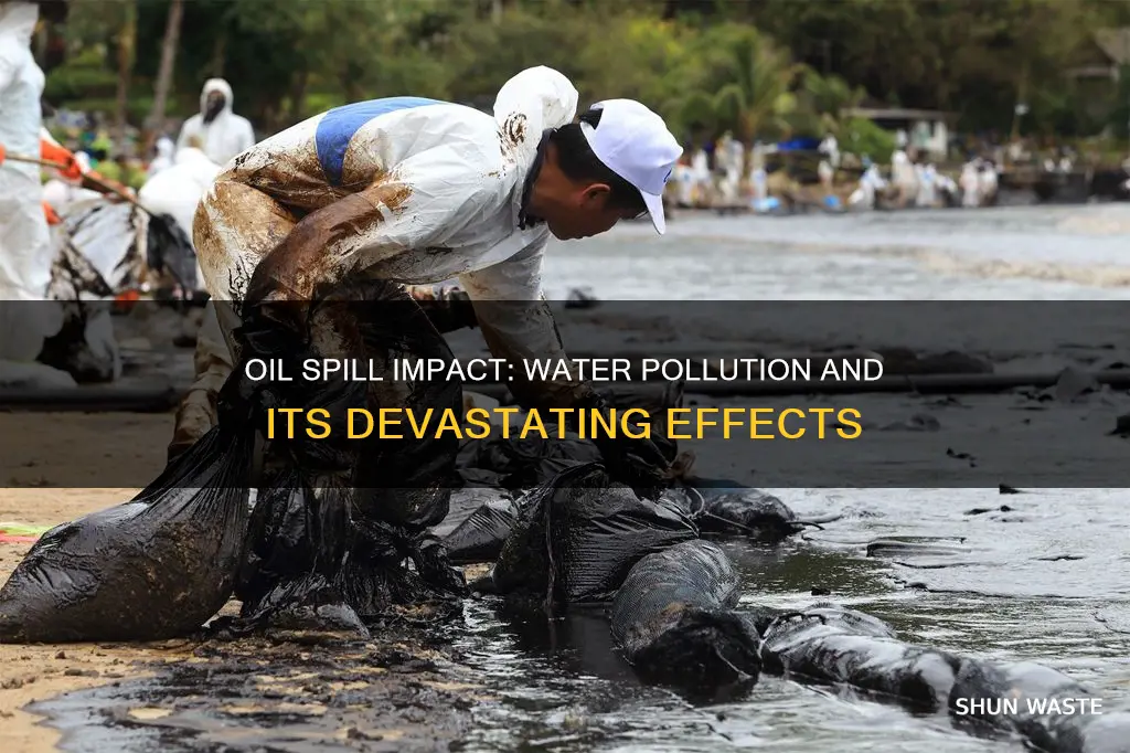 how do oil spills affect water pollution