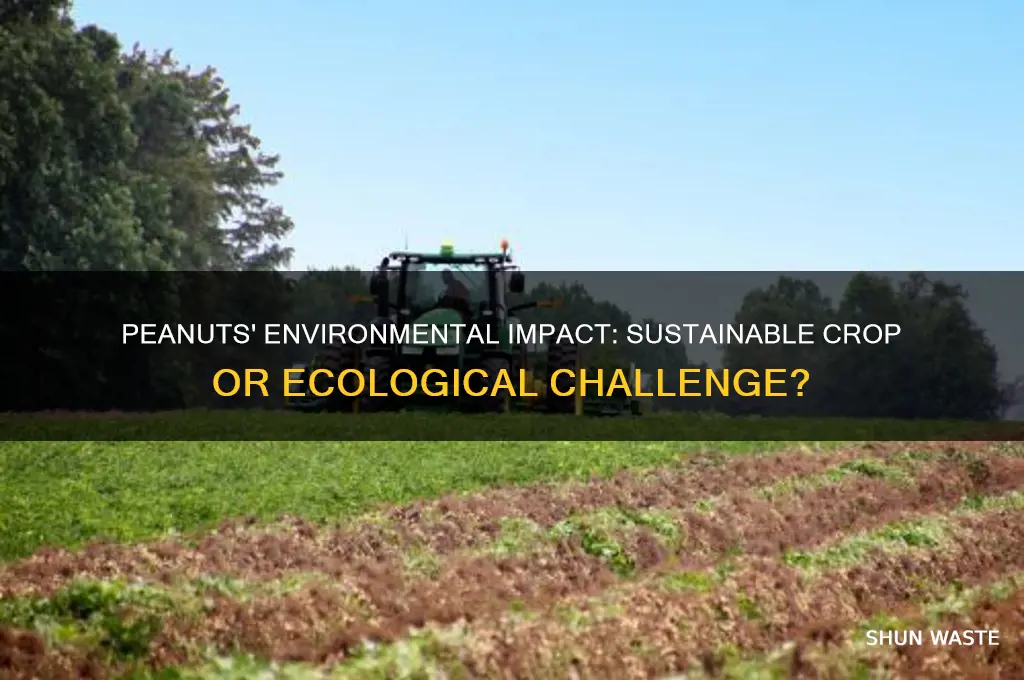 how do peanuts affect the environment