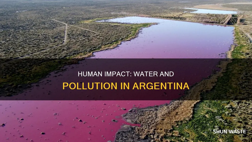 how do people affect the water and pollution in argentina