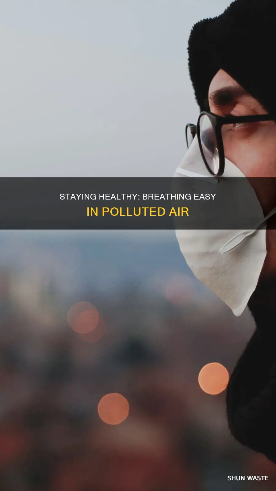 how do people stay healthy where the air is polluted