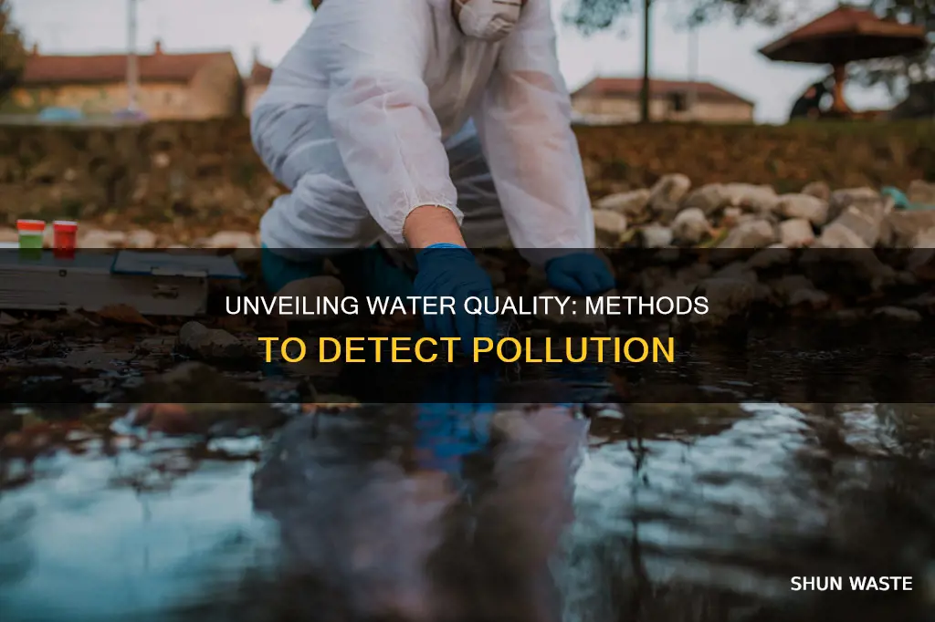 how do people test for water pollution