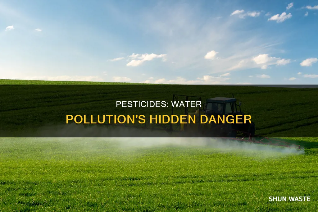 how do pesticides affect water pollution