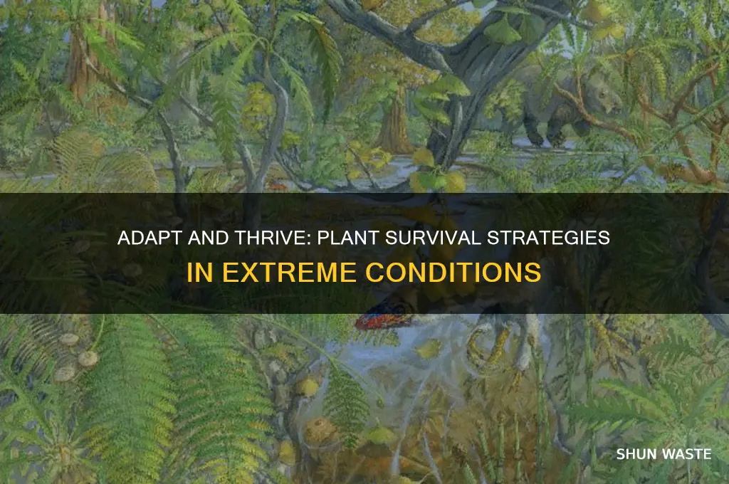 how do plants survive in harsh or changing environments