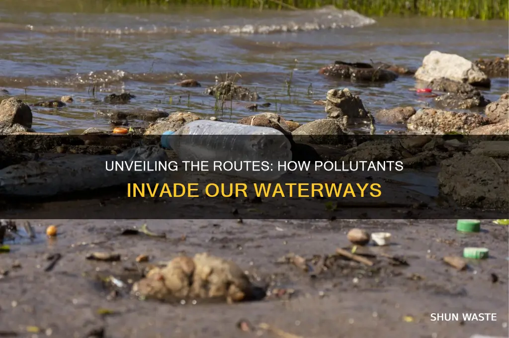 how do pollutants enter water ways