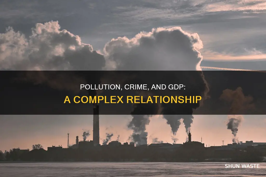 how do pollution and crime affect gdp