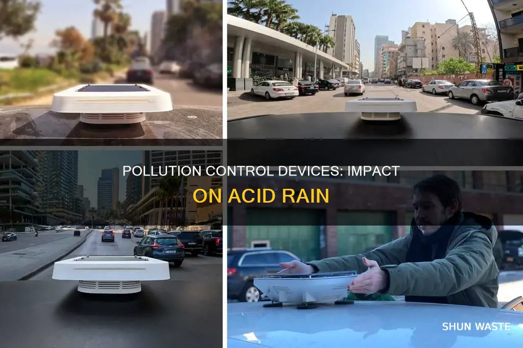 how do pollution control devices affect acid precipitation