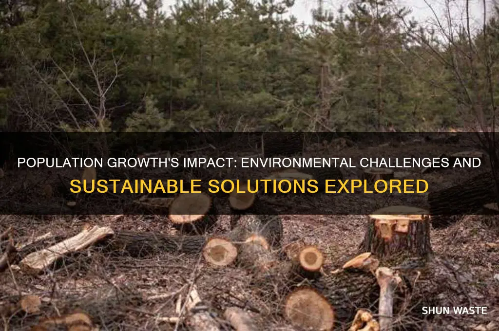 how do popualtions affect environment