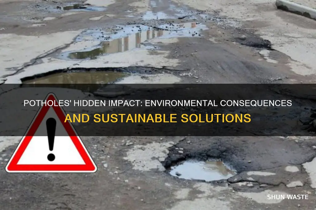 how do potholes affect the environment