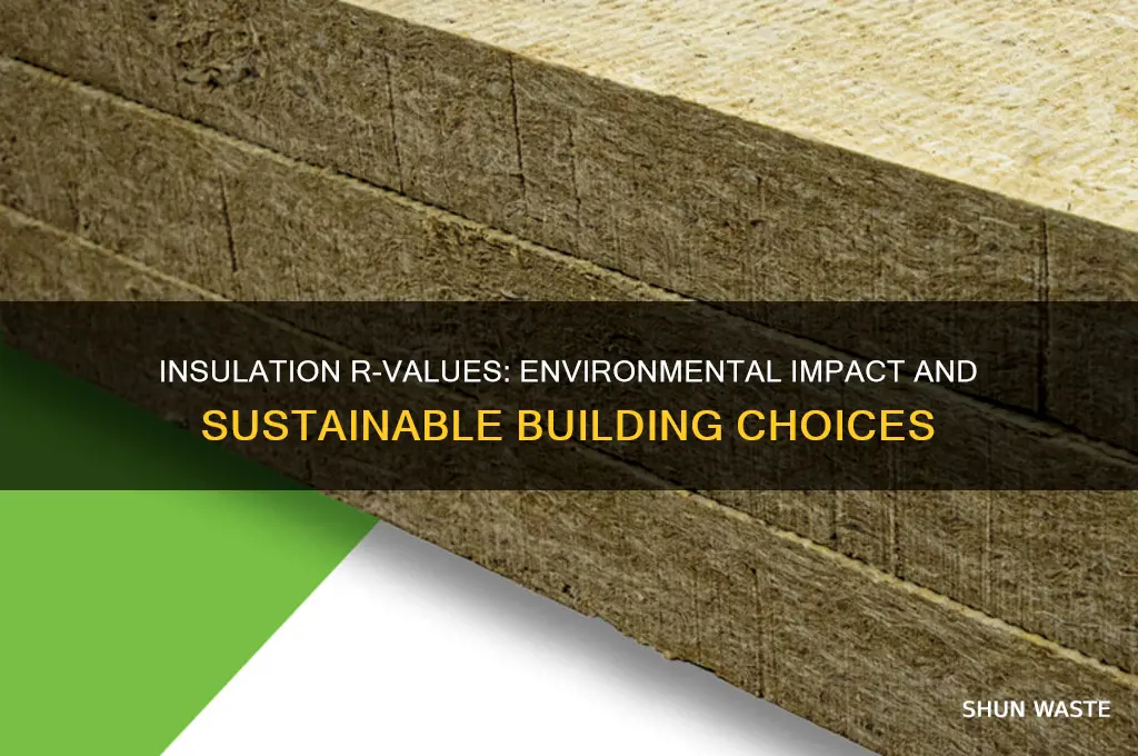 how do r values of insulation affect the environment