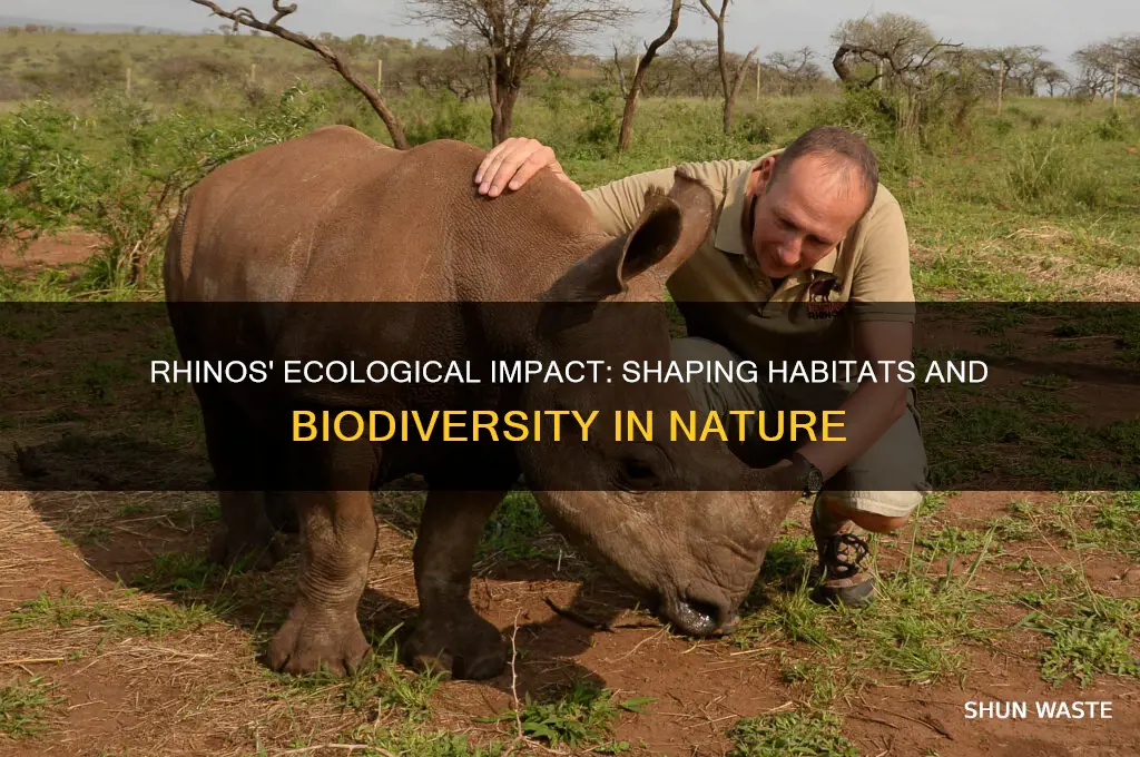how do rhinos affect the environment