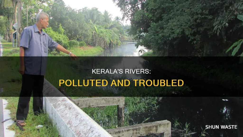 how do rivers of kerala get polluted