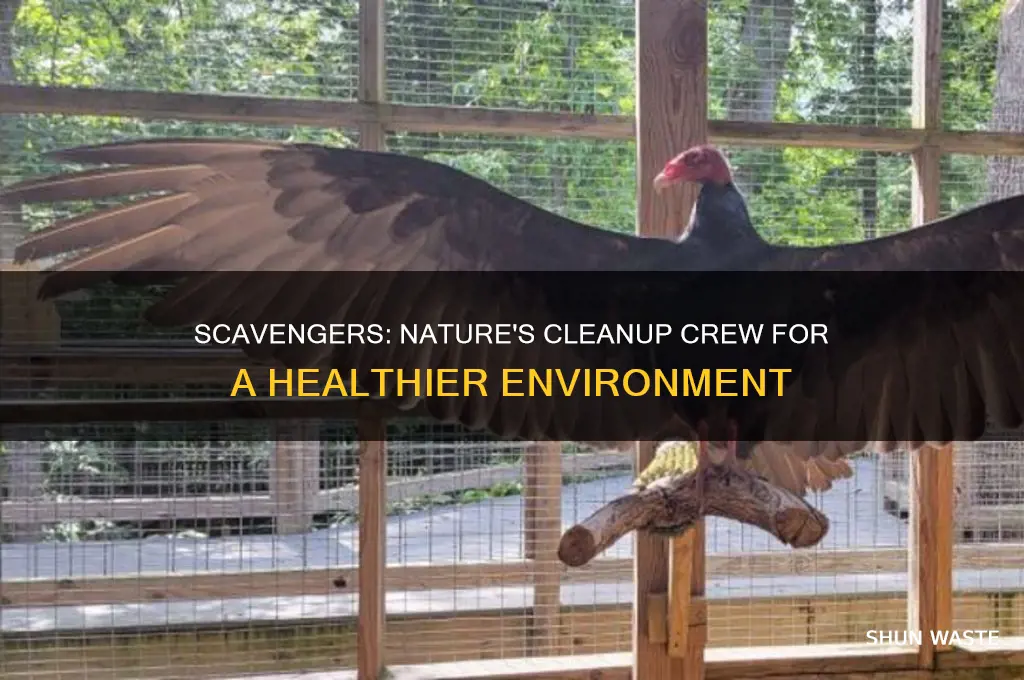 how do scavengers help in cleaning the environment