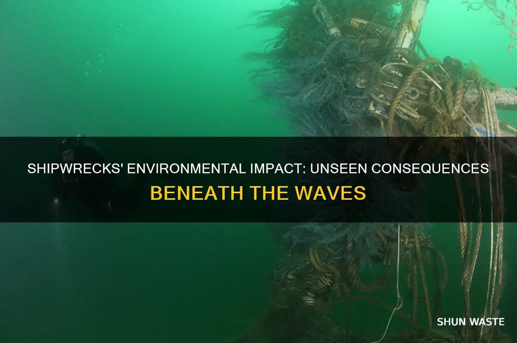 how do shipwrecks impact marine environment