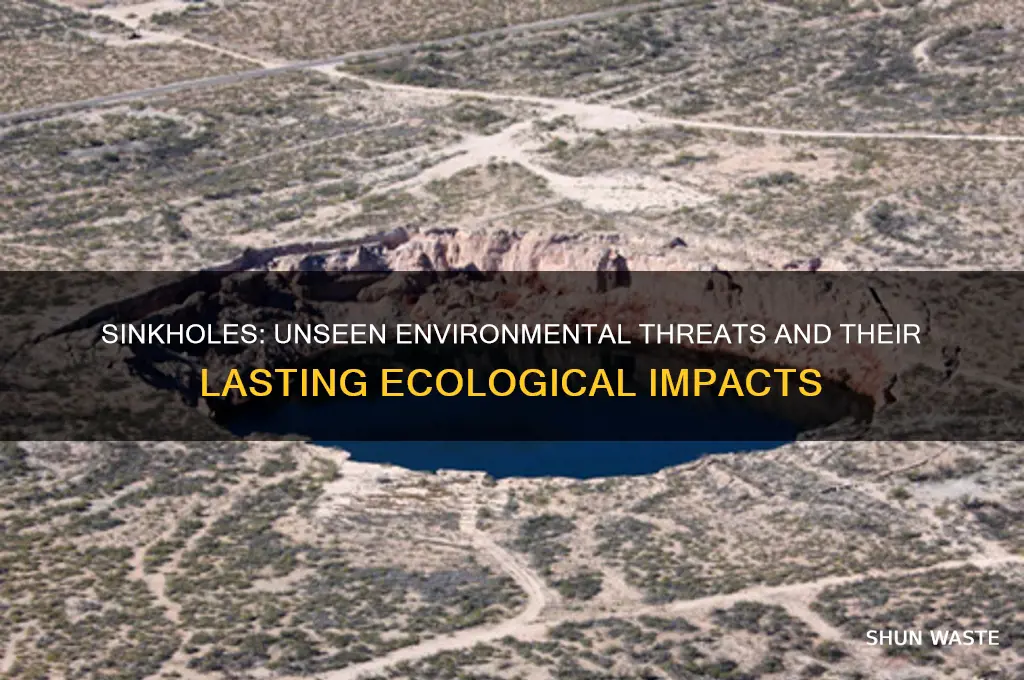 how do sinkholes impact the environment