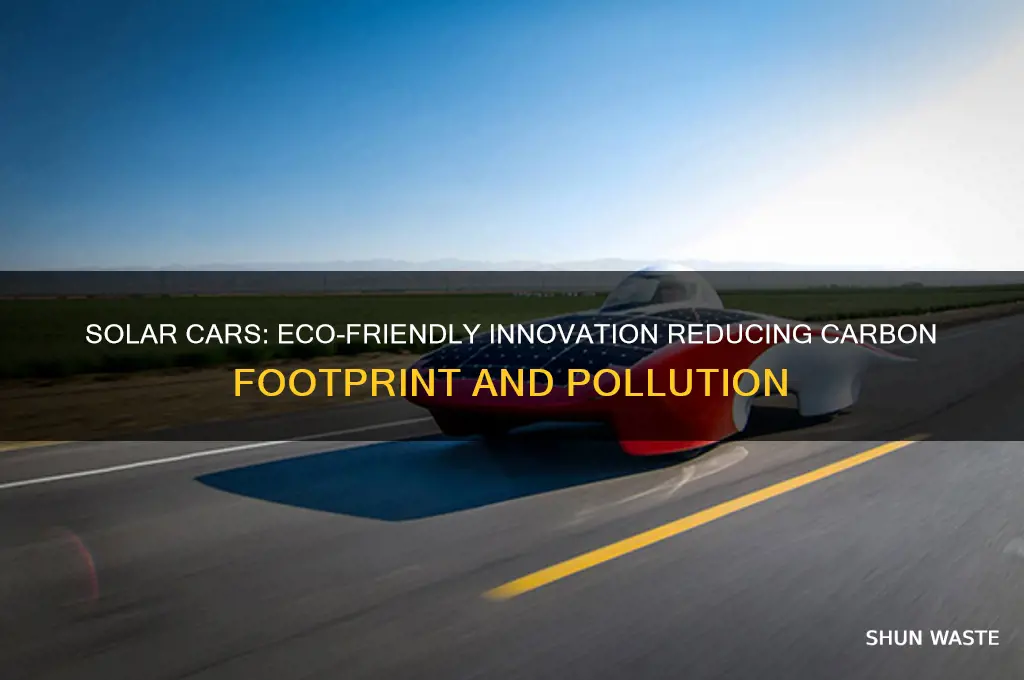how do solar cars help the environment